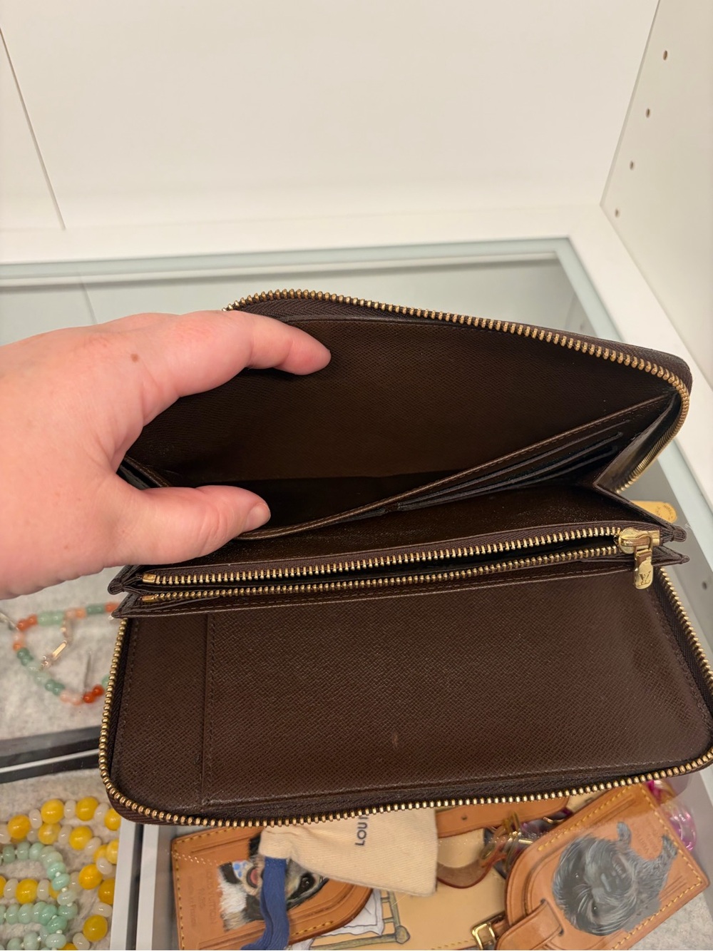Louis Vuitton Damier Ebene Zippy Organizer Wallet - Picture 9 of 16